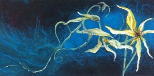 Out of the blue / 60 x 30 cm