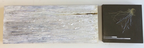 Der erste Schnee / 70 x 20 cm